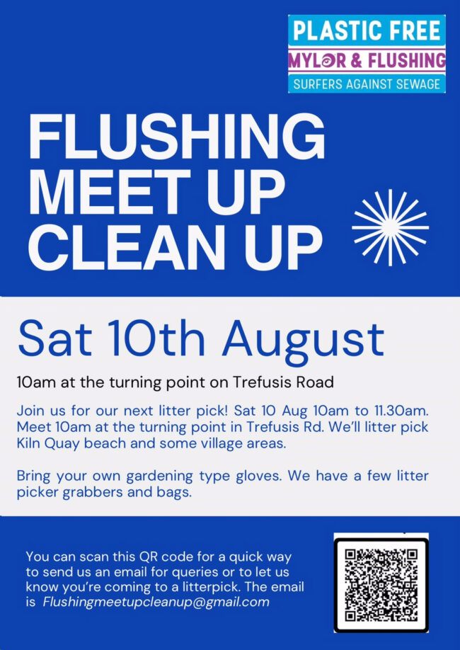 flushing clean up