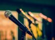 microphone on stage
